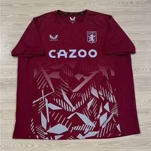 Castore 2022/23 Aston Villa Pre-Match Football Soccer Jersey Men’s Size 3XL